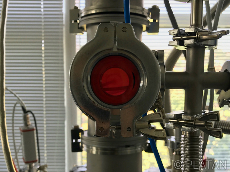 Post-processing of nanoparticles in RF-driven plasma